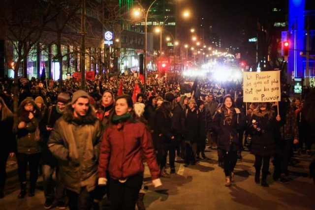 Thousands of students protest cuts in night demonstration - The McGill ...